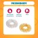 Developing set "Massage rings", Sudzhok, 5 pieces