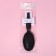 The comb massage, rubberized handle, 6.5 × 24 cm, black/silver color