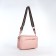Bag Cross-Bodi with a zipper, pink color