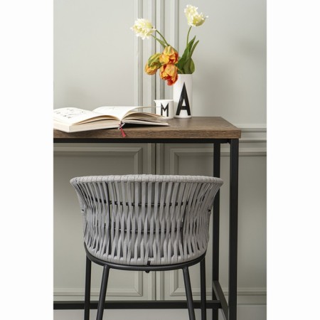 Semi-bank Haugen, 530 × 580 × 920 mm, dark gray / light gray color-7