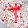 Glossy packaging paper "Christmas candy", 70 x 100 cm, 1 sheet