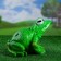 Garden Figure "Athlet" Yellow-green, 20x26cm