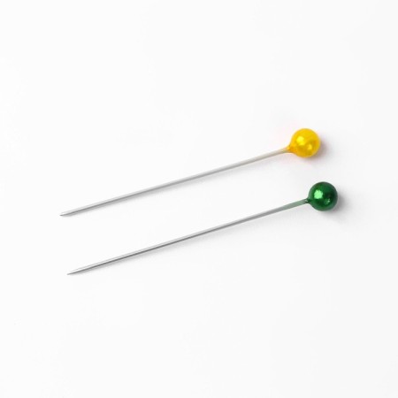 Portnovskiy pins, 35 mm, 80 pcs, colorful color-1