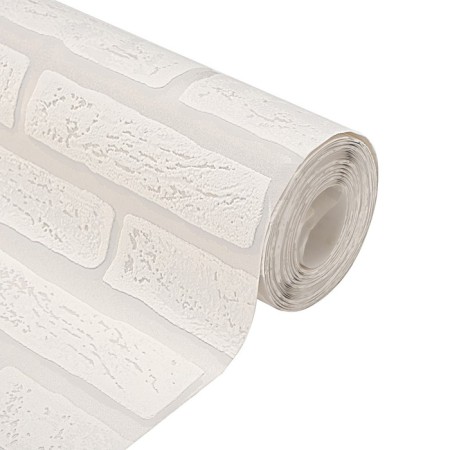 Vinyl wallpaper on a non -woven basis "Gomel mosquitoes" Hermes 11, white, 1.06x10.05m-2