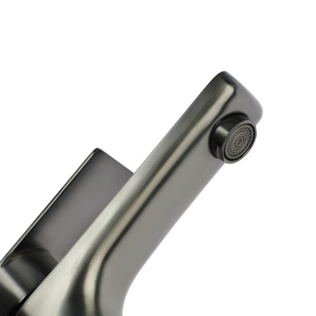 Zein Z3769 sink mixer, single -leaf, pour height 10.5 cm, graphite-2