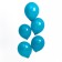 Latex ball 12 ", pastel, set of 100 pcs., Pavovniy blue color