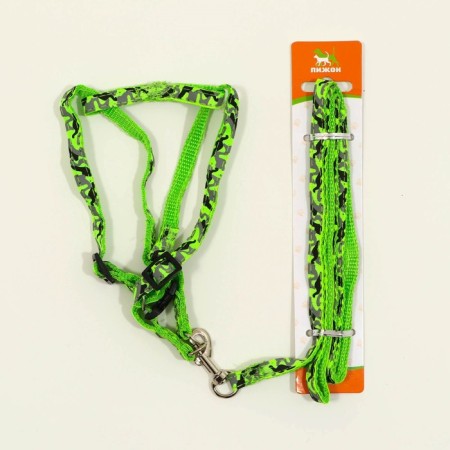 The stolen set "Militari", leash 120 x 1 cm, OG 23-35 cm, khaki-5