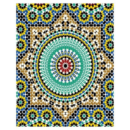 Pillow Roller "Color ornament, decorative, size 16x45 cm-1