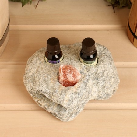 Aromnabor (evaporator, essential oil 2*15ml, Himalayan salt) (lavender and eucalyptus)