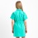 Children's dress with kaftan pockets, size 30 (98-104 cm), green color