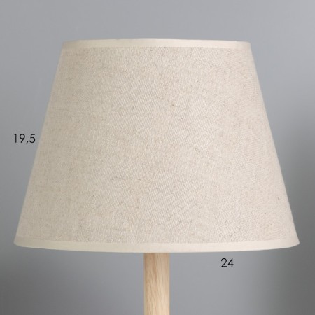Eln table lamp E27 40W light wood 19.5x19.5x38 cm Risalux-2