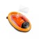 Steiring KitFort KT-9158-2, 1300 W, 0.95 l, 35 g/min, heating 25 seconds, black-orange