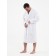 Male bathrobe with a shack, size 48-50, white color