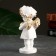 Figure "Angel with a rabbit" 7x7x17cm
