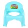 Pot children's "duckling" light turquoise / white 310x295x280mm