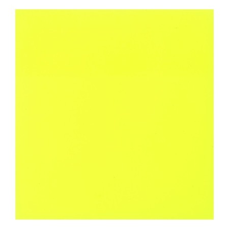 Block with a sticky edge of 76 x 76 mm, 50 sheets, transparent plastic, yellow-2