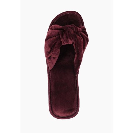 Slippers # 6 women, size 36.5, burgundy color-5