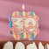 Candle for cake the number "30", giant, 7.5 cm
