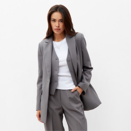 Women's vest MIST: Classic Collection p. 48, gray color-8