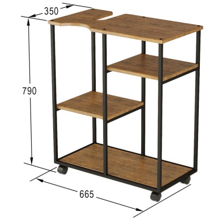 Water stand "Water Loft", 665 × 350 × 790 mm, American oak color-4
