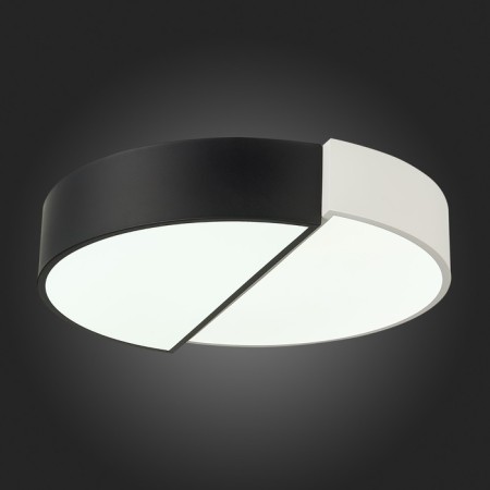 Ceiling EVOLUCE lamp. Sle200642-01. Meta. 1x36 W, LED, 3000K/4000k/6000k, 2160 LM, 50x50x10 cm, white, black color-7