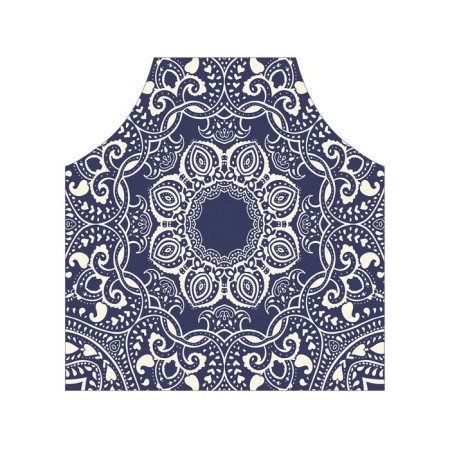 Apron kitchen with a photo print "Flower sigh", adjustable, size OS-2