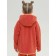 Jacket for girls, height 92 cm, terracotta color