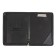 Business, artificial leather, 360 x 260 x 30 mm, with a metal press, 6D07 "luxury" black