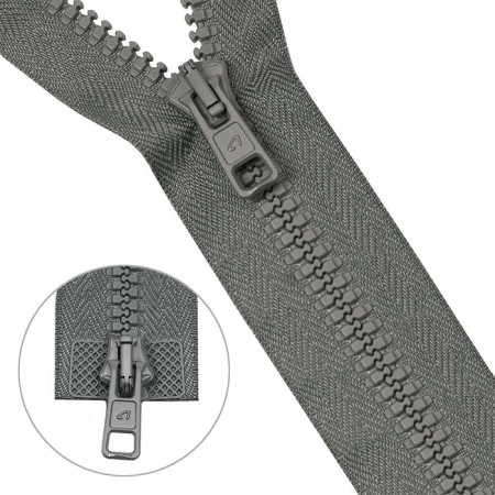 Tractor lightning T10 (6 mm), two locks, length 70 cm, color gray color
