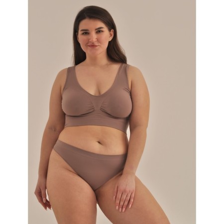 Women's cowards Brasiliano, size l/xl, chocolate color-1