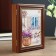 Key "window with lavender" 15x21 cm nut