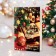 Postcard "Happy New Year!" candles, brands, 12.5 x 19.4 cm