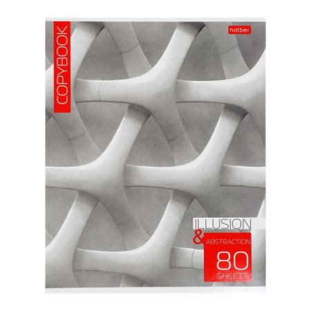 Notebook 80 sheets, in a cage, New Art, cardboard cover, mix-4