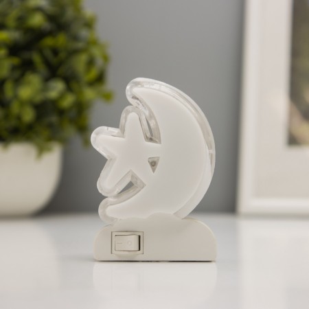 Nightlight plastic month 8*5.5*5 cm risalux