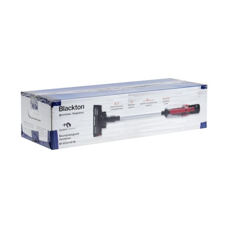 Blackton BT VCA1401B vacuum cleaner, vertical, wireless, 120/25 W, dry cleaning, black-red 1032459-10