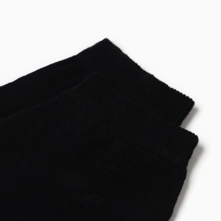 Women's socks shortened, black color, size 23-25-1