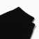 Women's socks shortened, black color, size 23-25
