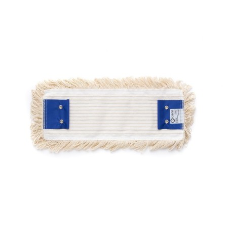 WET mops nozzle, flat, cotton, white color, 40 cm