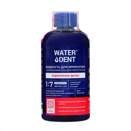 Waterdent 2V1 Irrigator "Strengthening Gums", 500 ml