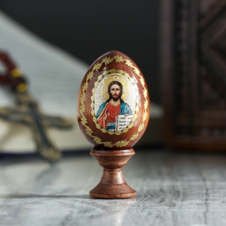 Souvenir egg "Lord Almighty", on the stand