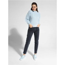 Свитер женский из итальянской пряжи Conte Elegant, размер XS, цвет ice blue
