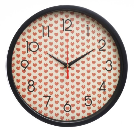 Watch wall "hearts", D-30 cm, smooth move