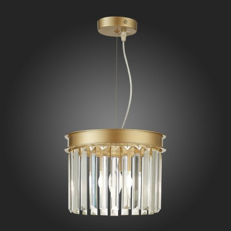 Suspension lamp ST LUCE. SL1624.203.01. Ercolano. 1x40 W, E14, 20x20x28 cm, Shampan-2