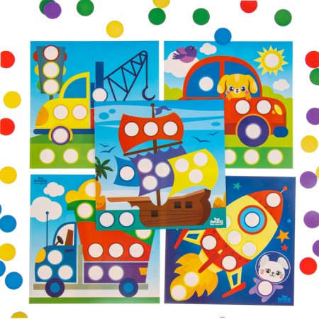 Funny circles "Play with transport"-1