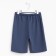 Men's shorts Minaku: Casual Collection Man Color Indigo Melange, Rr. 52