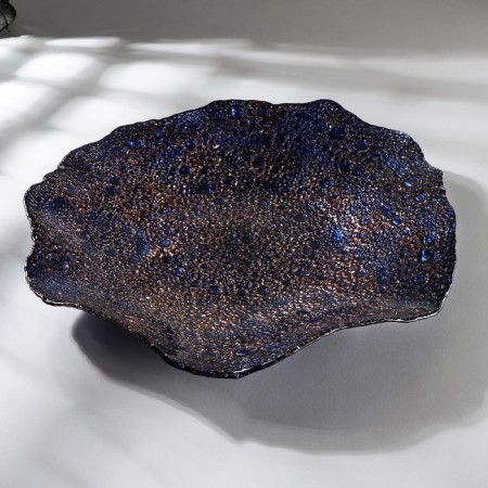 Serving dish Galaxy, D = 30 cm, blue color-1