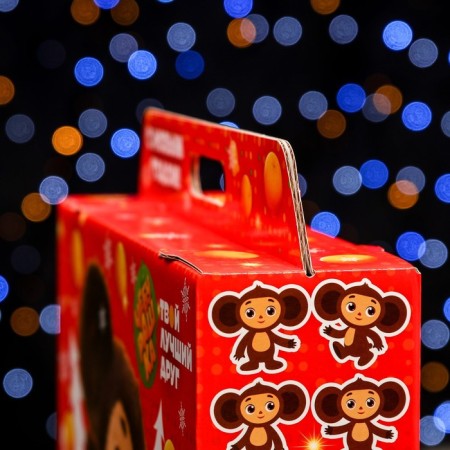 Gift box "Cheburashka", Broad portfolio, 31 x 8.5 x 20.3 cm-4