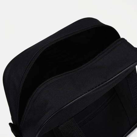 Lightning bag, with an increase, external pocket, black color-3