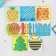 Troths: 10 × 10 × 0.4 cm "Assorted" The picture is glued