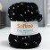 Yarn 60% acrylic, 30% cashmere, 10% silk "spring" 50 g 80 m color 20V black